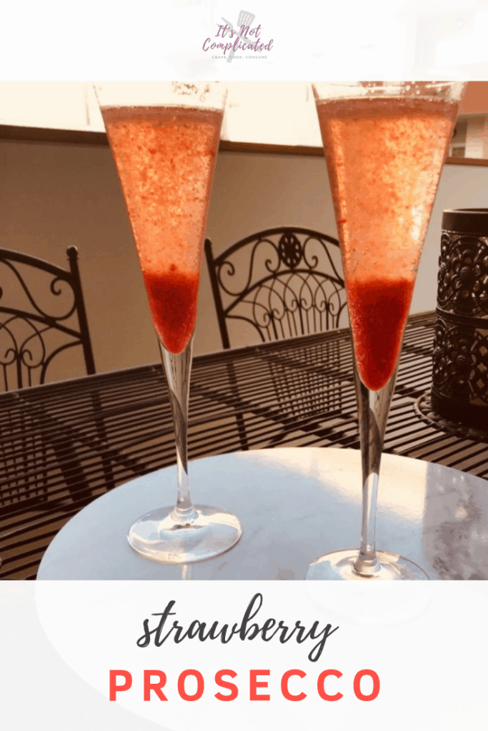 strawberry prosecco