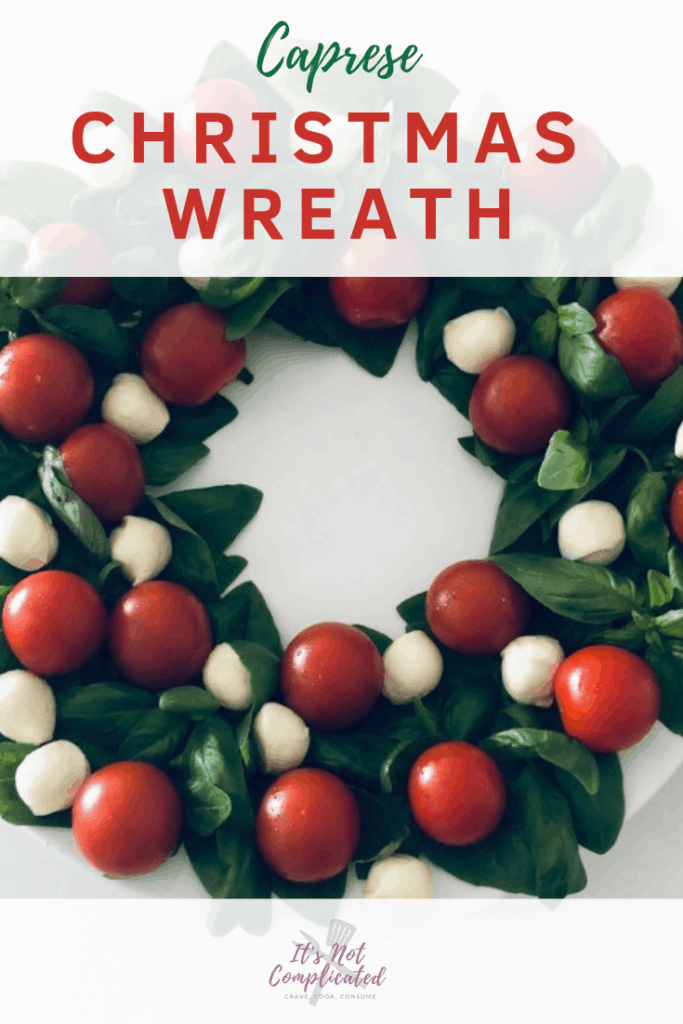 caprese christmas wreath