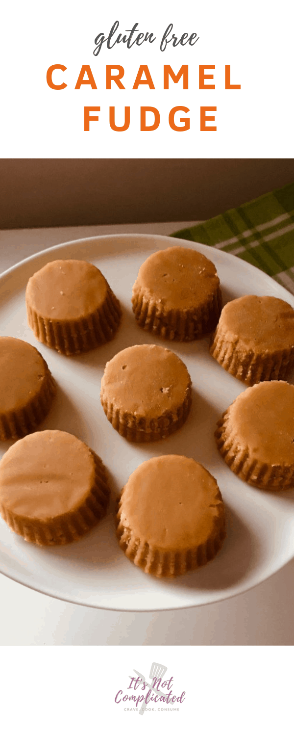 Gluten Free Caramel Fudge - It's Not Complicated Recipes #fudge #caramel #dessert #glutenfree #sweettreats