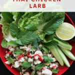 Thai Chicken Larb - It's Not Complicated Recipes #thai #chicken #chickenrecipes #glutenfree #sides #appetisers #healthy #healthyrecipes