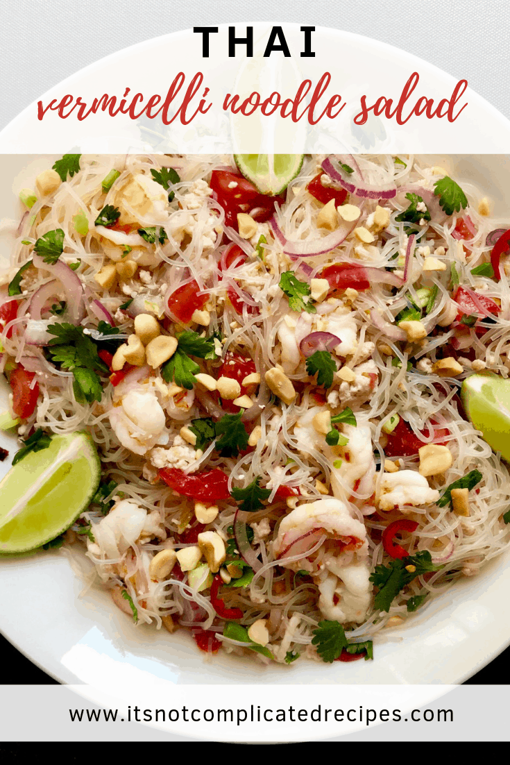 thai vermicelli noodle salad