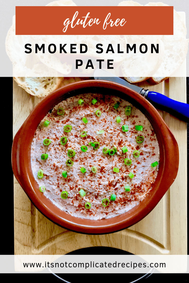 Smoked Salmon Pate - It's Not Complicated Recipes #pate #appetiser #salmon #smokedsalmon #partyfood #easyrecipes #glutenfree #glutenfreerecipes