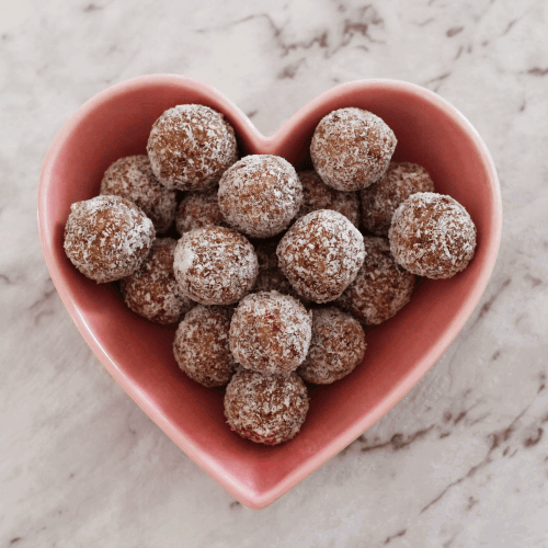 Salted Caramel Bliss Balls – Vegan and Gluten Free. A recipe by It's Not Complicated Recipes.