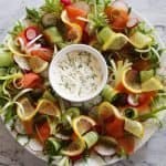 Smoked Salmon Wreath. A recipe by It's Not Complicated Recipes.