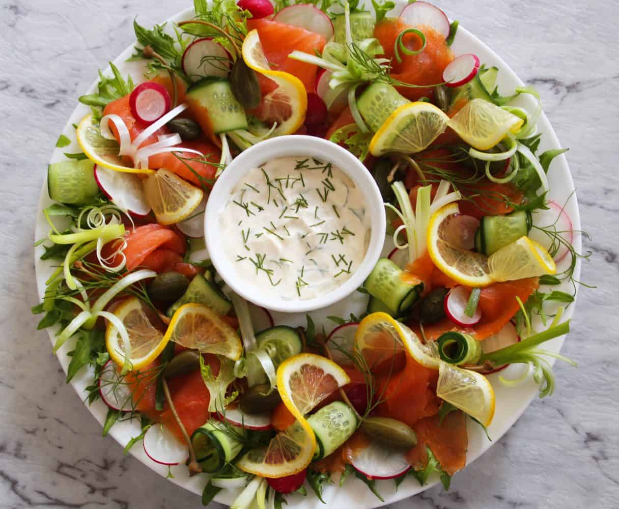 Smoked Salmon Wreath It S Not Complicated Recipes