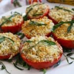Crispy Baked Parmesan Tomatoes. A recipe by It's Not Complicated Recipes.