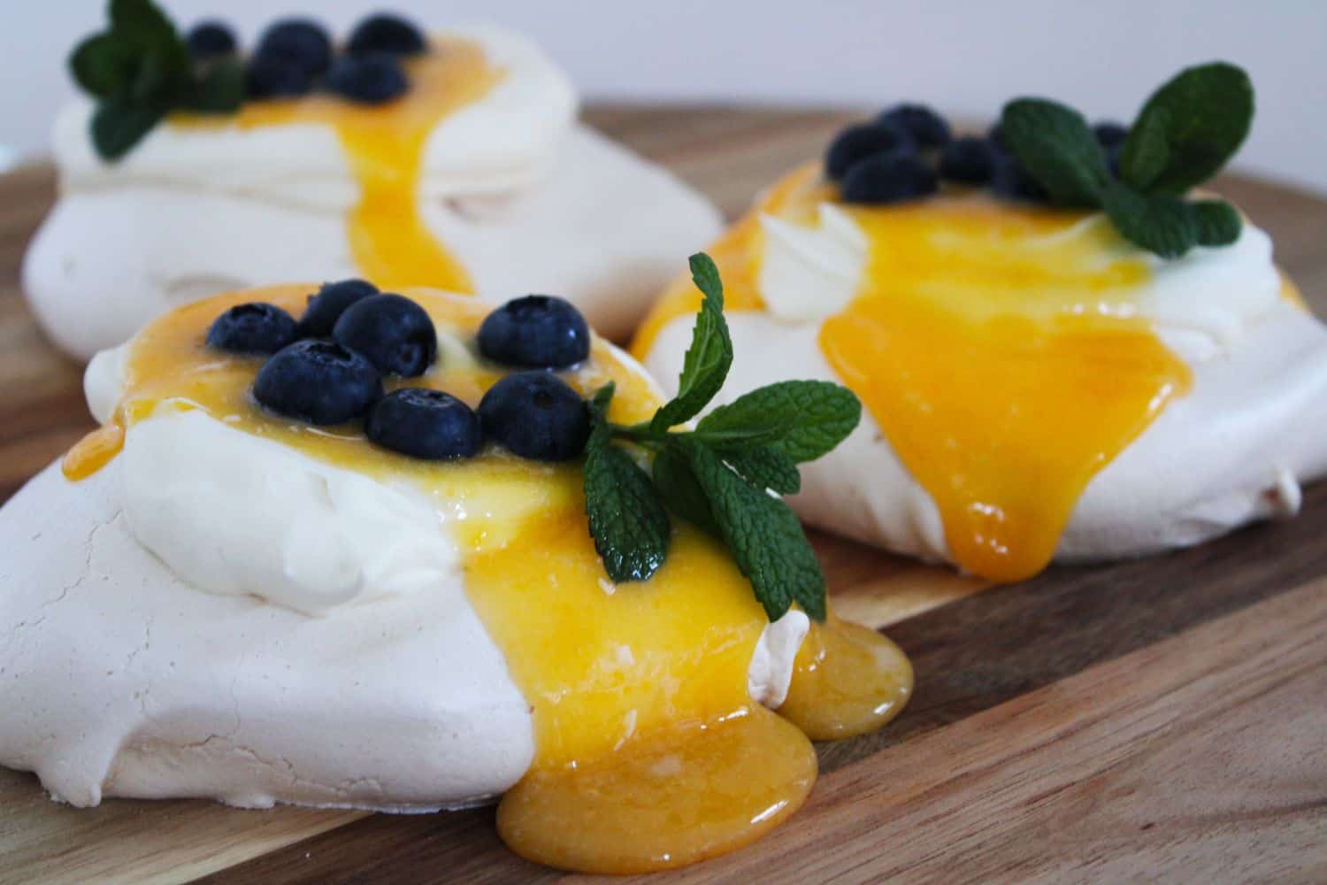 Individual Lemon Curd Meringues. A recipe by It's Not Complicated Recipes.