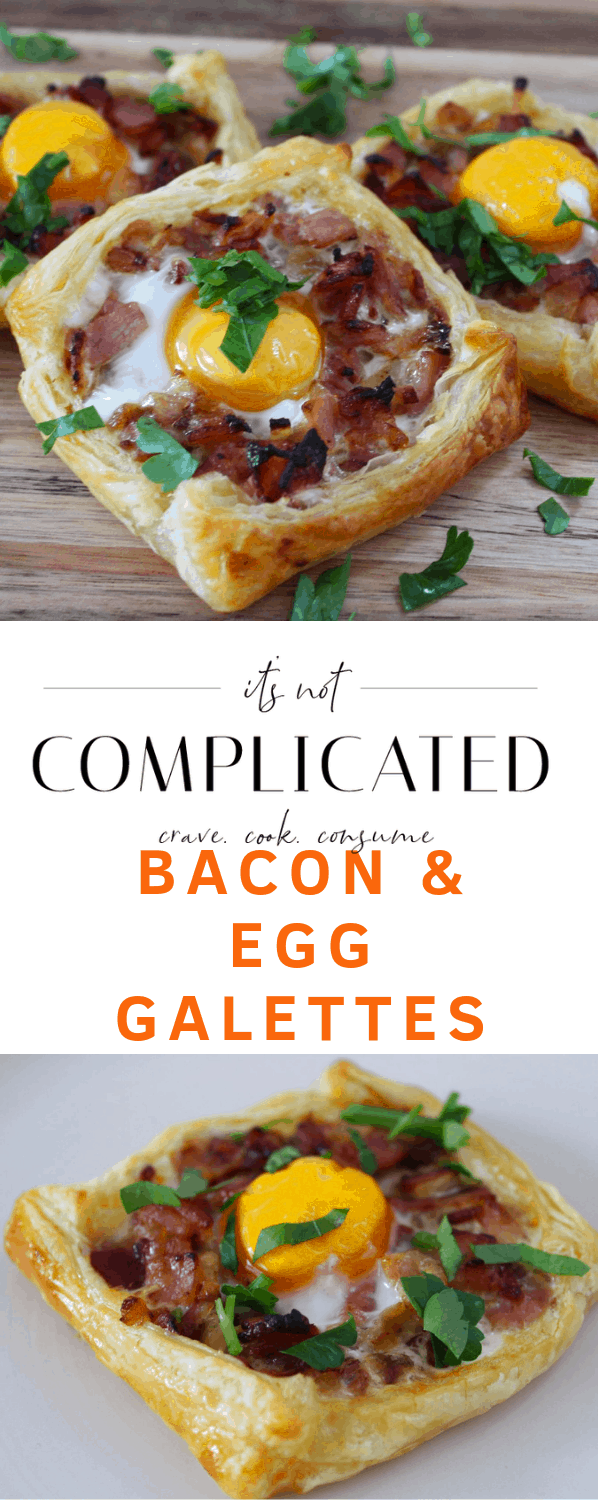 Bacon and Egg Galettes. A recipe by It's Not Complicated Recipes.