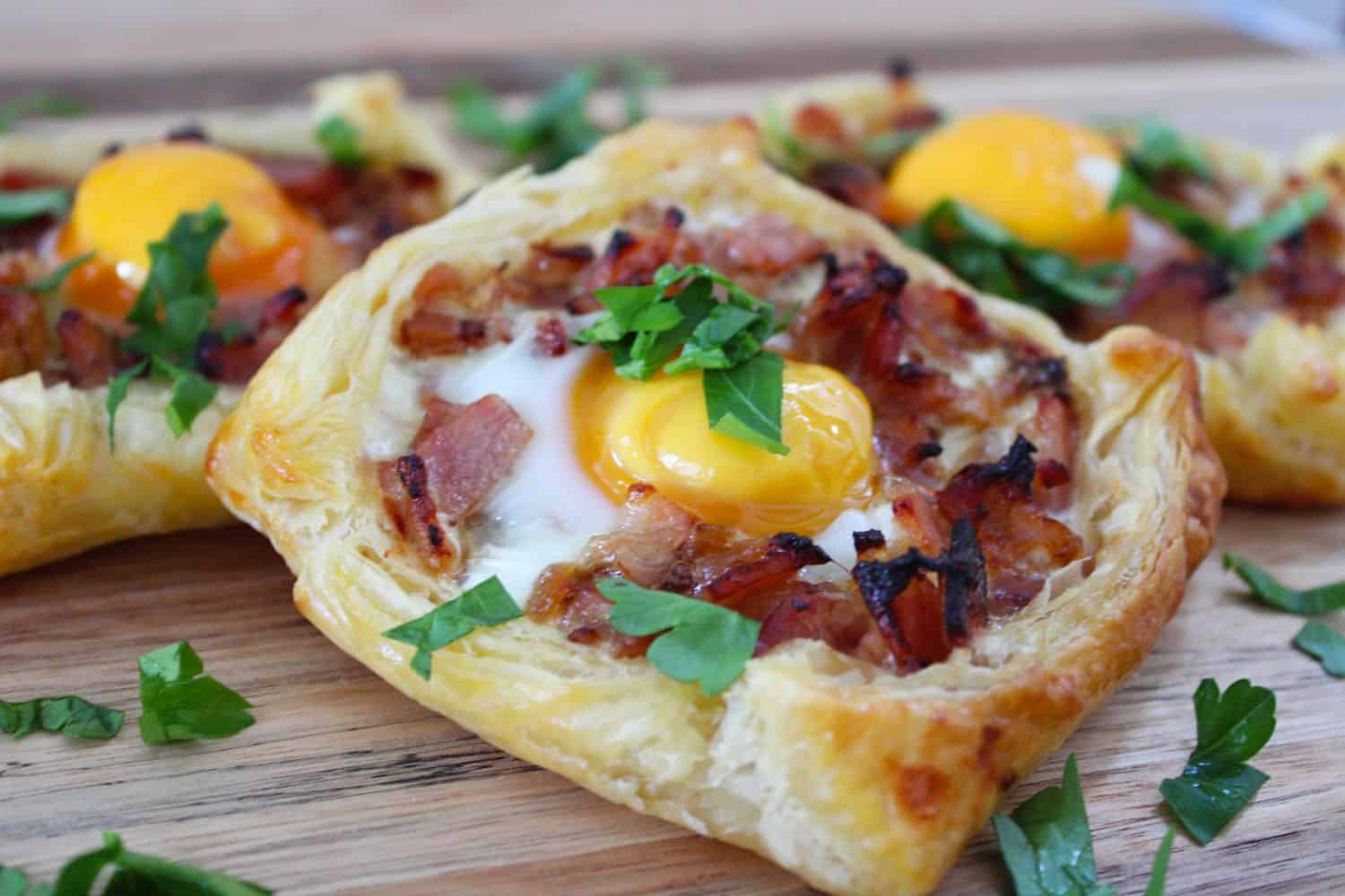 Bacon and Egg Galettes. A recipe by It's Not Complicated Recipes.