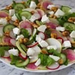Radish, Feta and Cucumber Salad. A recipe by It's Not Complicated Recipes.