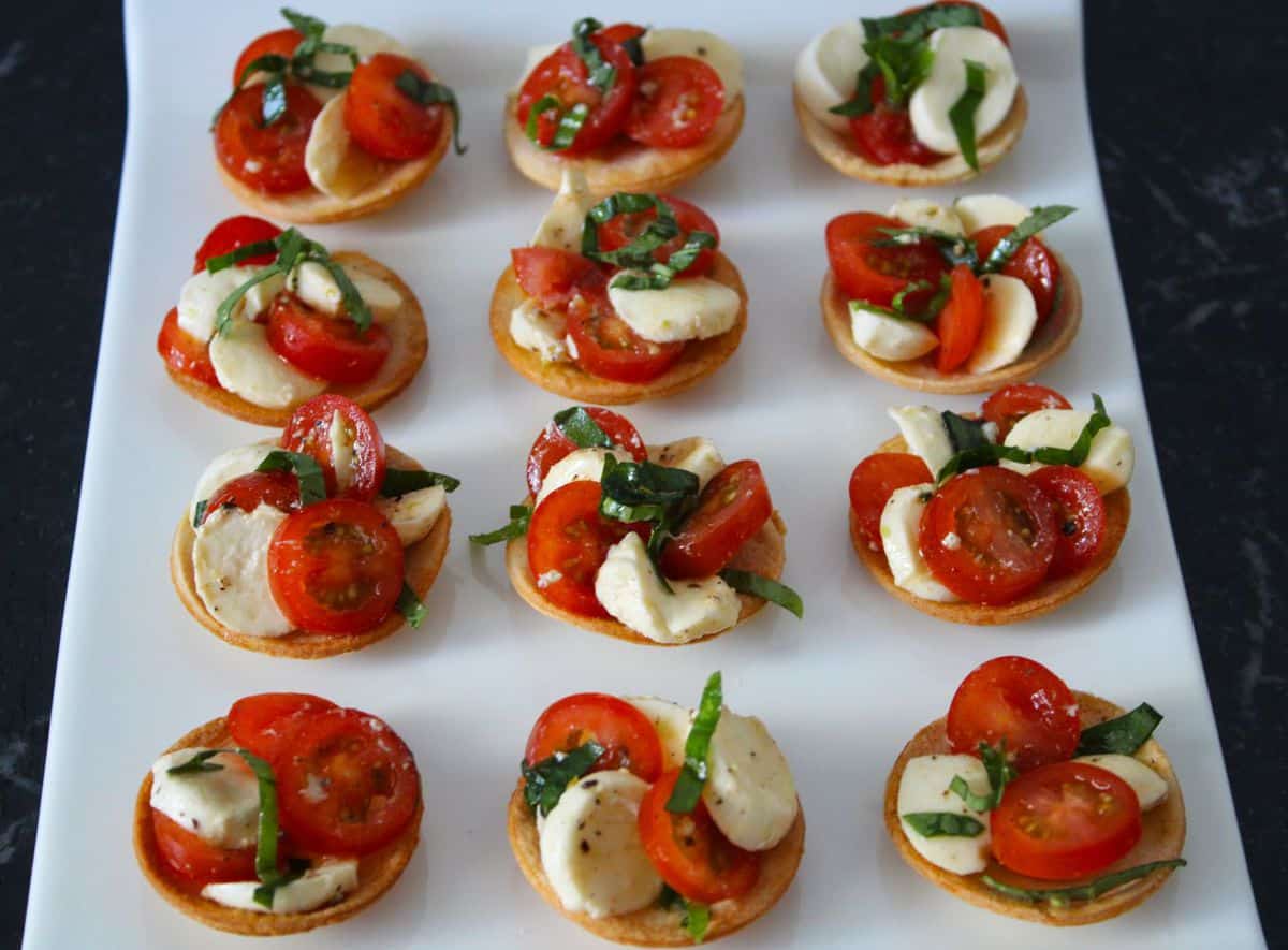 Caprese Bread Tartlets. A recipe by It's Not Complicated Recipes.