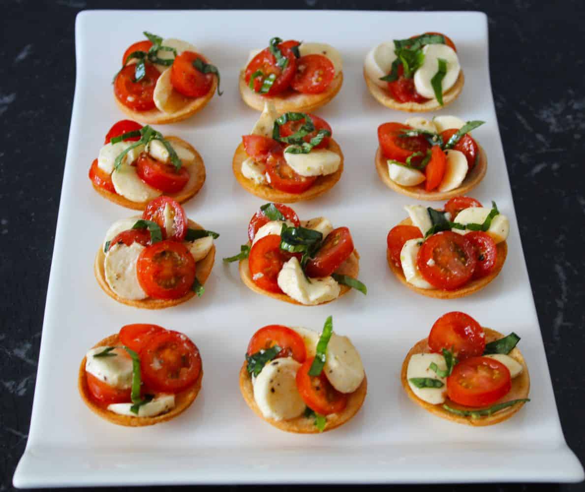 Caprese Bread Tartlets. A recipe by It's Not Complicated Recipes.