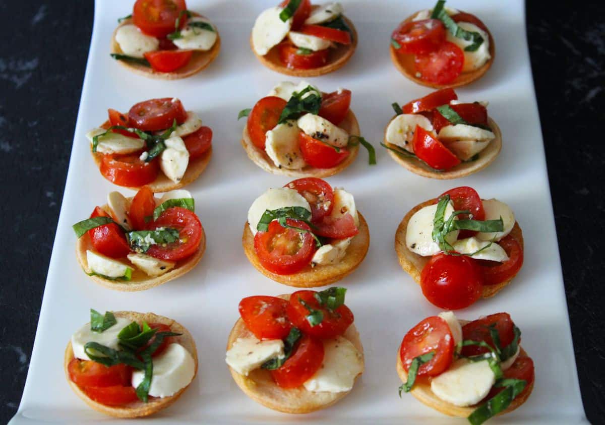 Caprese Bread Tartlets. A recipe by It's Not Complicated Recipes.