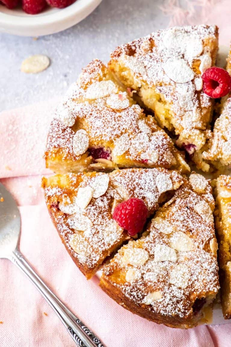 Gluten-Free Pear and Raspberry Cake - It's Not Complicated Recipes