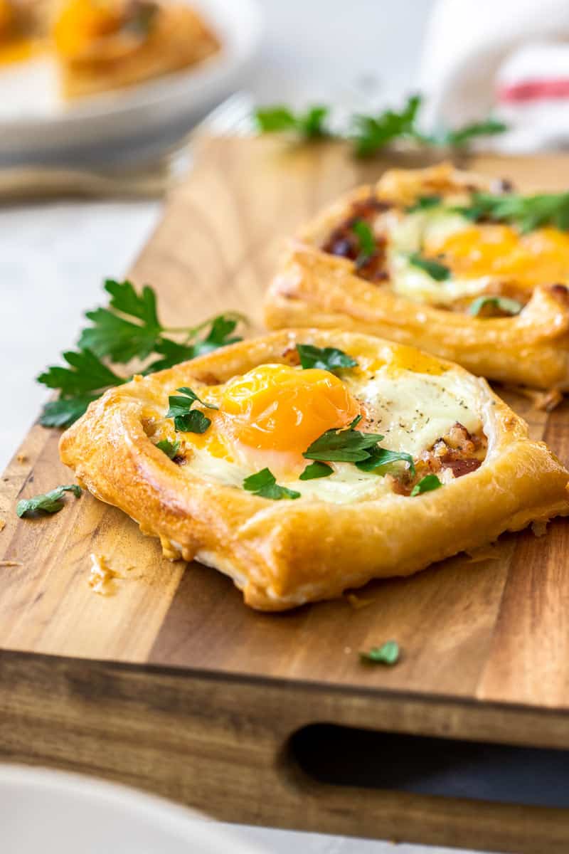 Bacon and Egg Galettes