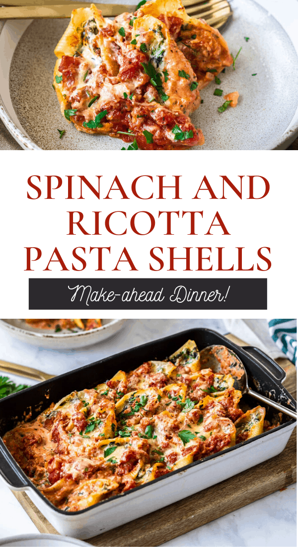 Spinach and Ricotta Pasta Shells - It's Not Complicated Recipes