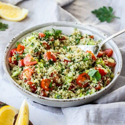 Gluten-Free Quinoa Tabouli - It's Not Complicated Recipes