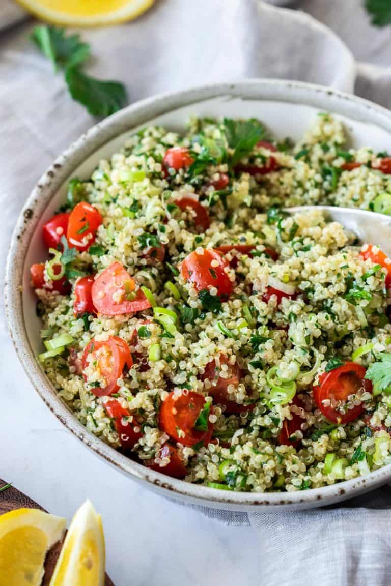 Gluten-Free Quinoa Tabouli - It's Not Complicated Recipes