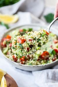 Gluten-Free Quinoa Tabouli - It's Not Complicated Recipes