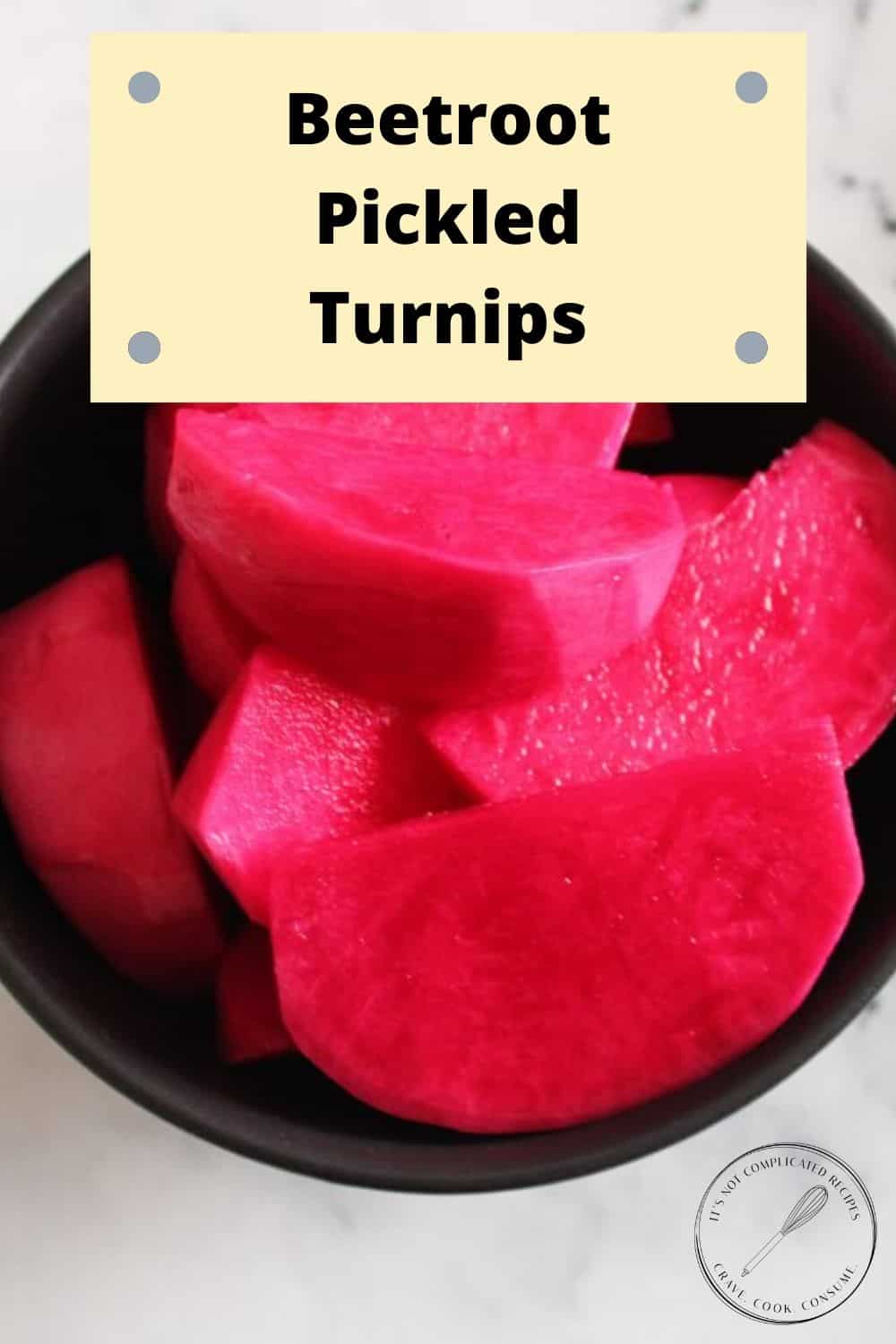 Beetroot Pickled Turnips It's Not Complicated Recipes