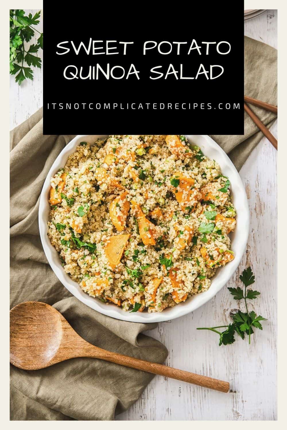 Sweet Potato Quinoa Salad - It's Not Complicated Recipes