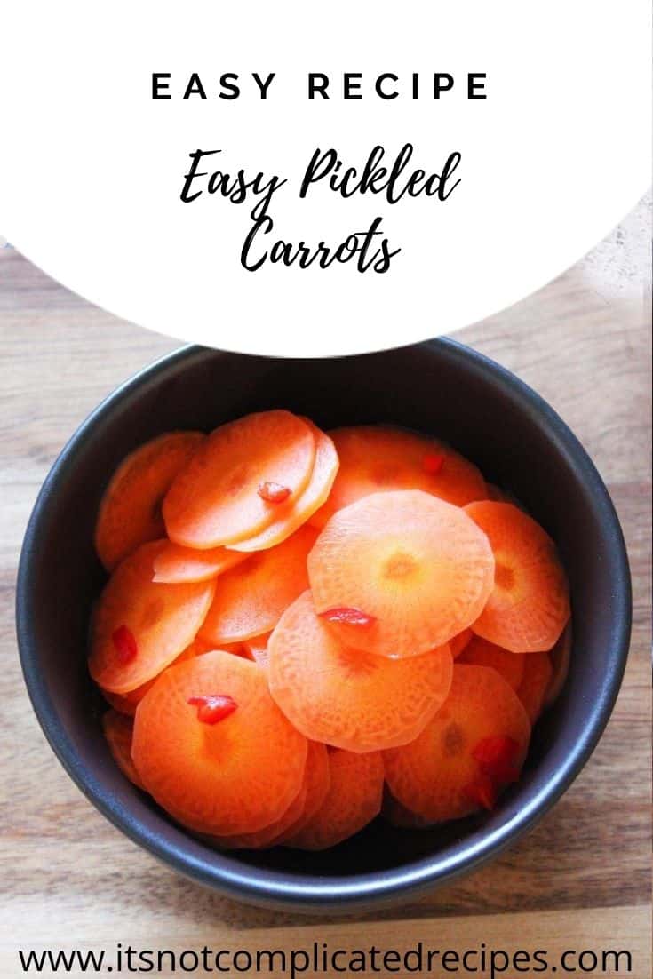 Spicy Pickled Carrots - It's Not Complicated Recipes