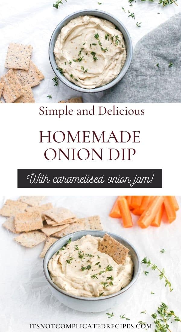 Homemade Onion Dip - It's Not Complicated Recipes