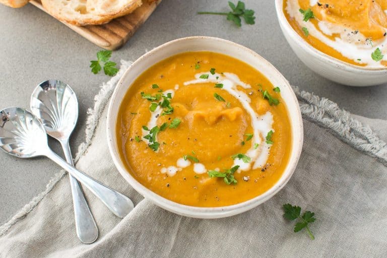 Pumpkin and Sweet Potato Soup - It's Not Complicated Recipes