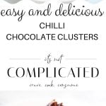 pinterest image with photos of recipe top and bottom and text overlay in the centre.
