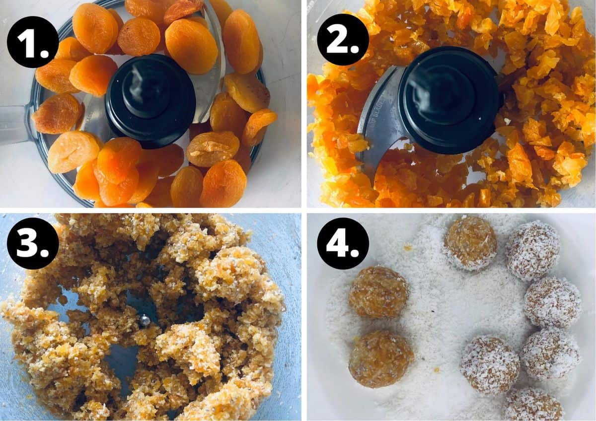 the four steps to make this recipe.