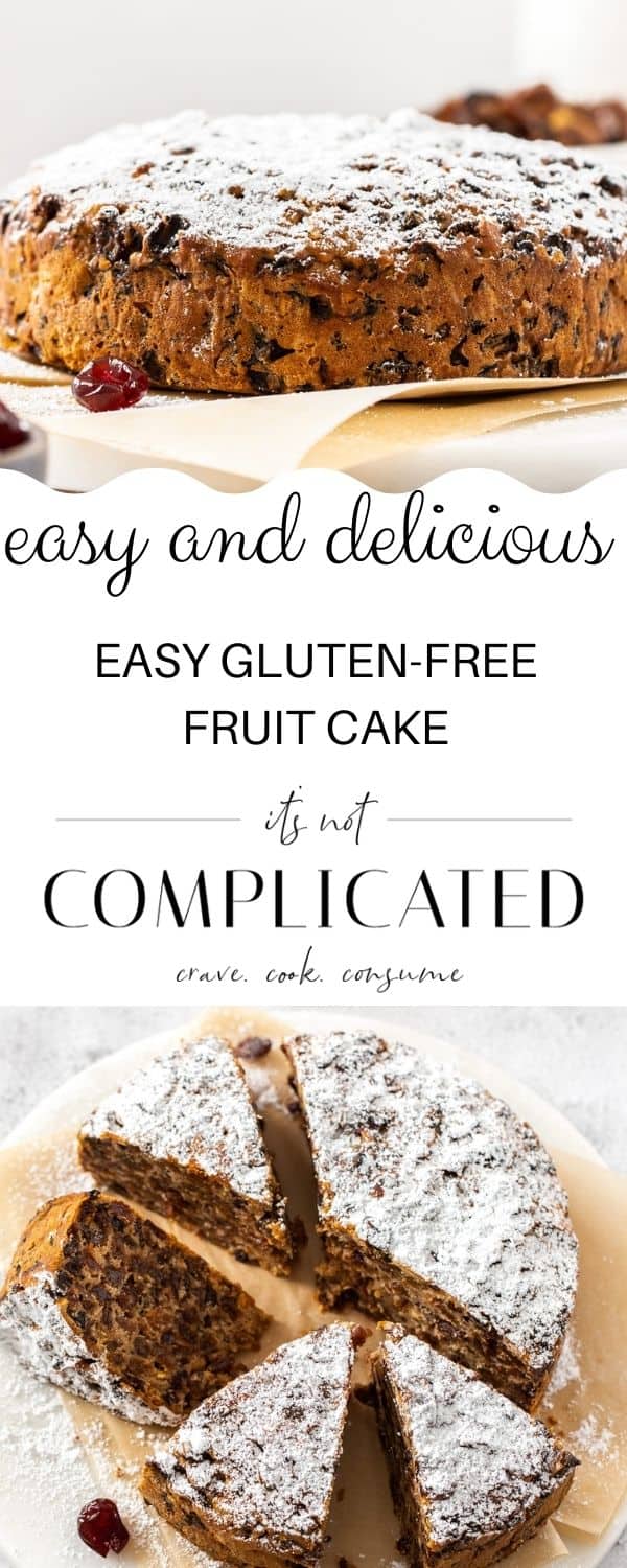 Pinterest image with photos of recipe top and bottom and text overlay in centre.