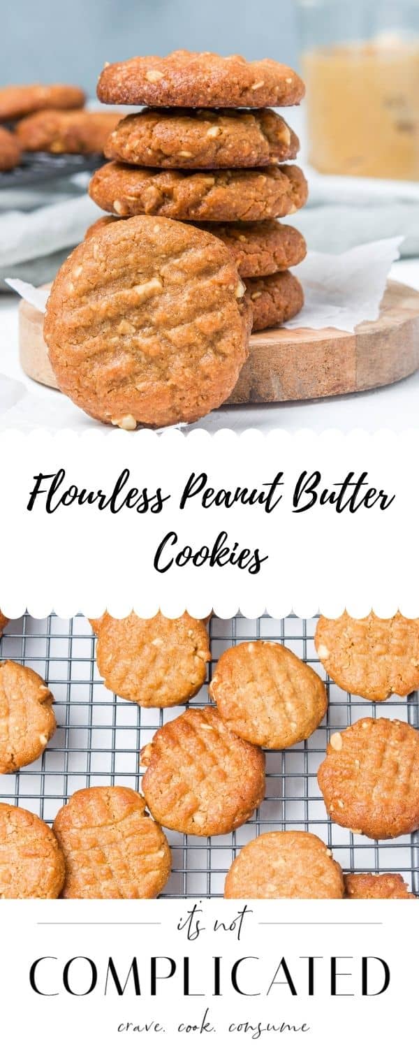 Flourless Peanut Butter Cookies - It's Not Complicated Recipes