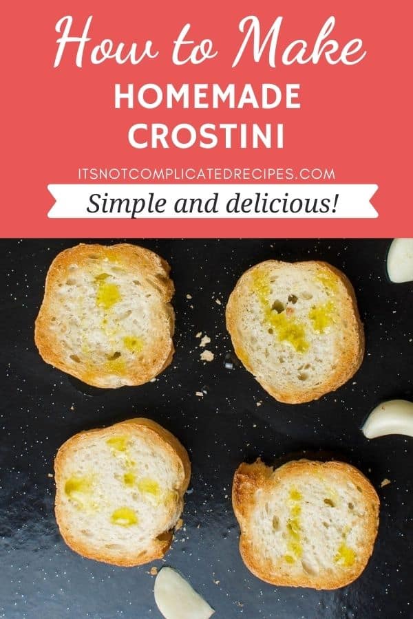 pinterest image with photo of bread and text overlay.