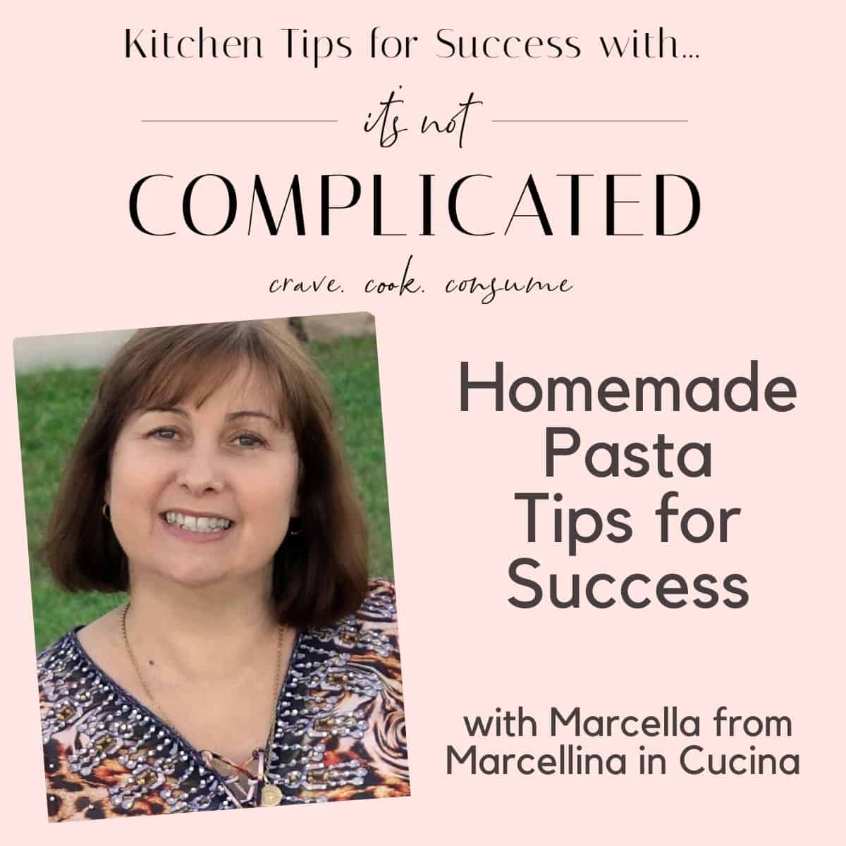 poster of Marcella for Kitchen Tips on homemade pasta