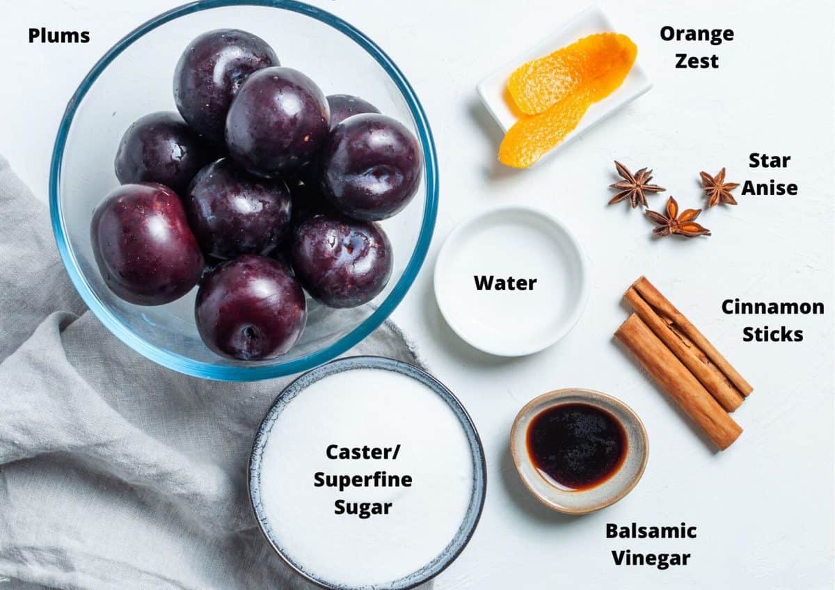 Spiced Poached Plums It's Not Complicated Recipes