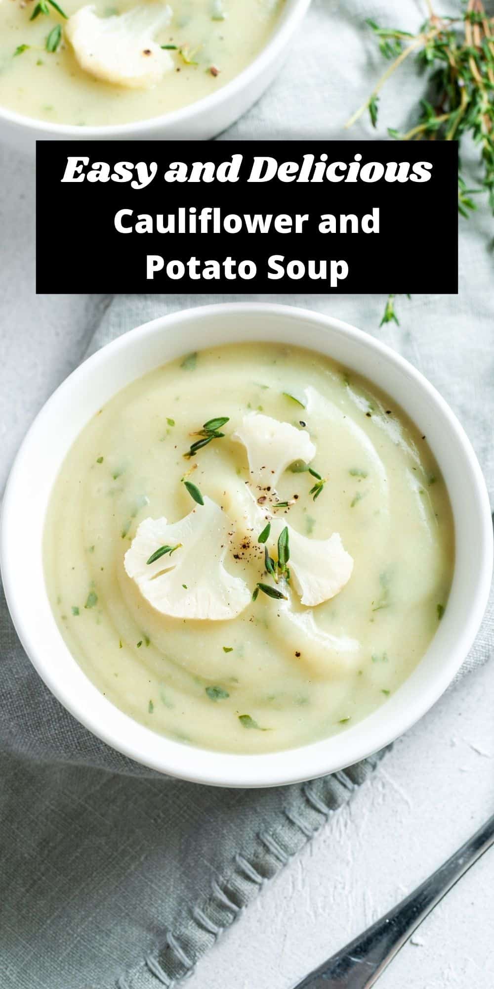 Cauliflower and Potato Soup - It's Not Complicated Recipes