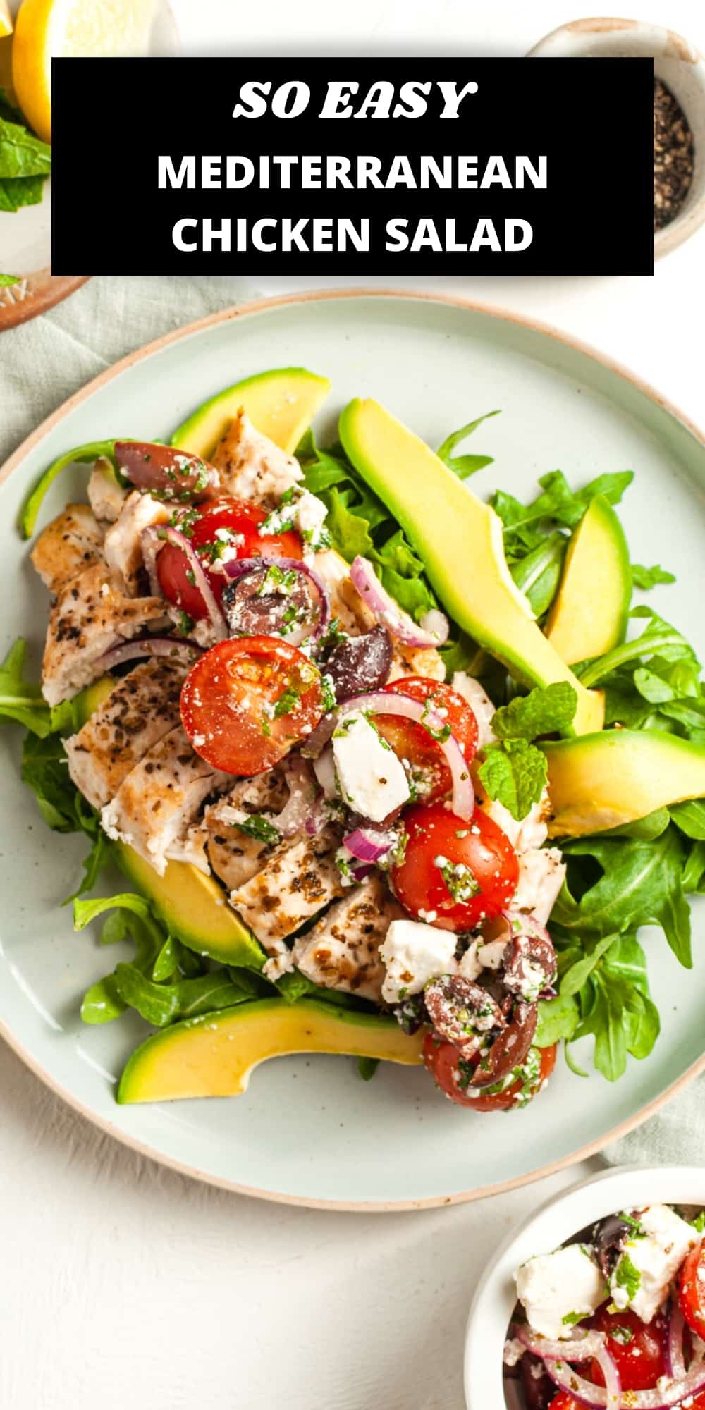 Mediterranean Chicken Salad - It's Not Complicated Recipes