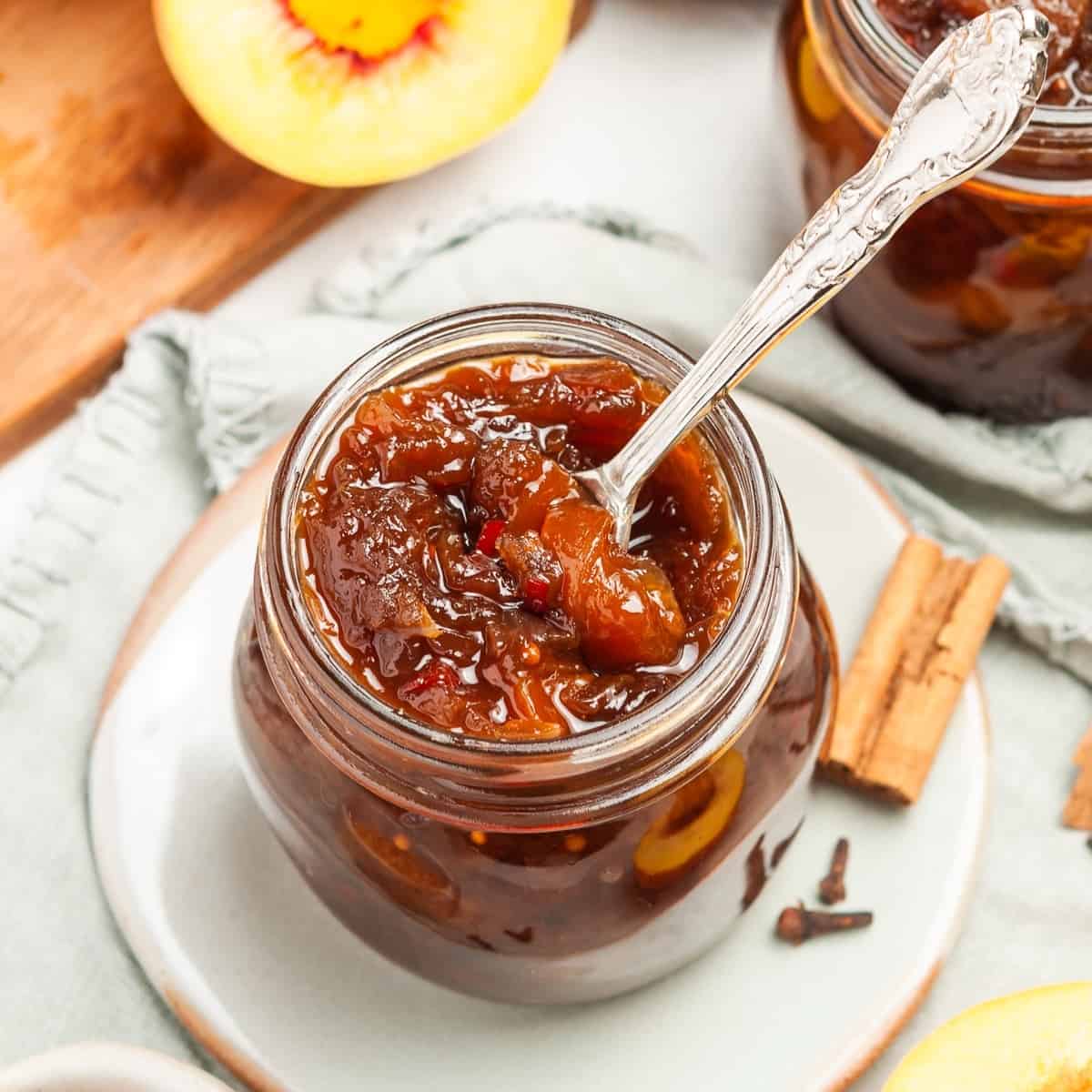 Fresh Peach Chutney - It&#39;s Not Complicated Recipes
