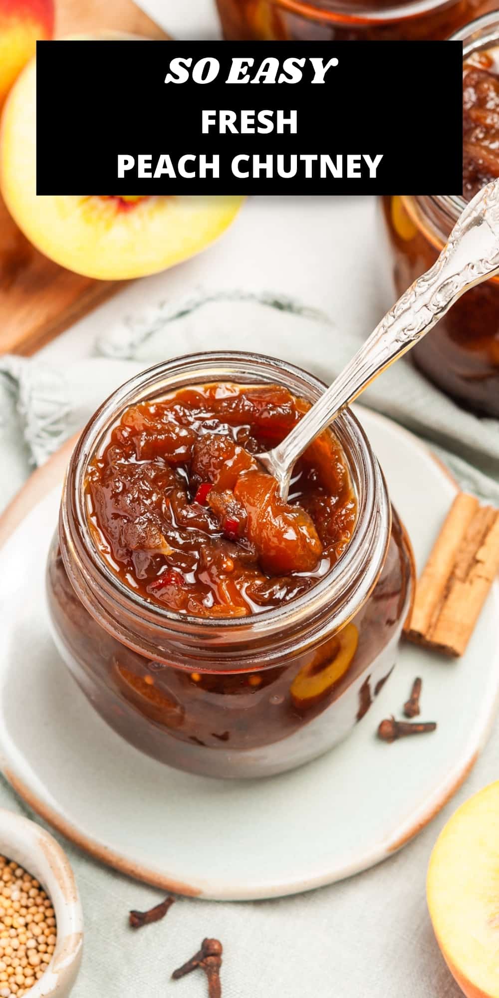 Fresh Peach Chutney It's Not Complicated Recipes