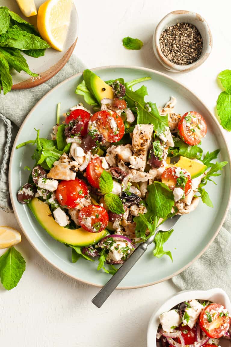 Mediterranean Chicken Salad - It's Not Complicated Recipes