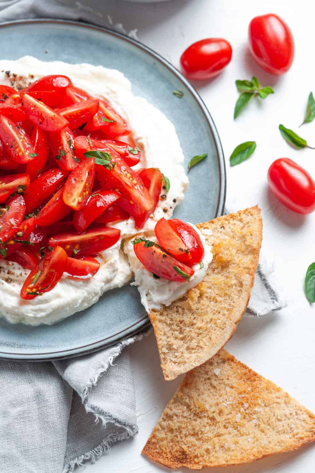 Whipped Ricotta with Tomatoes - It's Not Complicated Recipes