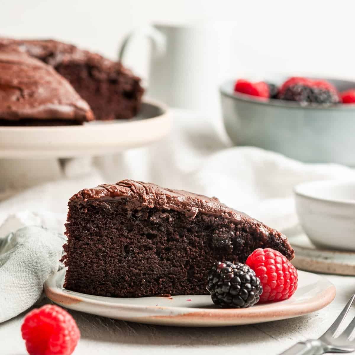 Vegan Chocolate Cake (Gluten-Free)
