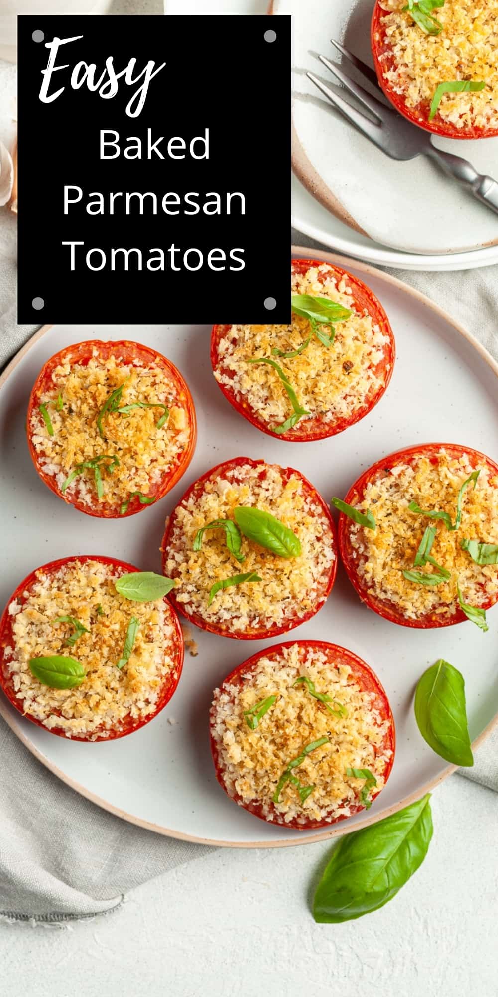 Baked Parmesan Tomatoes - It's Not Complicated Recipes