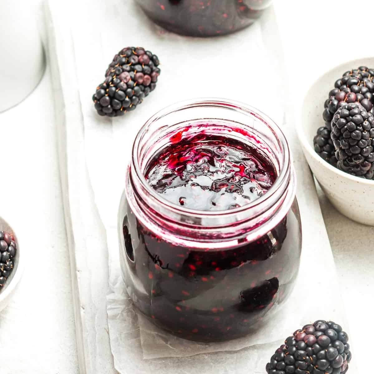 Easy Raspberry Blackberry Freezer Jam Recipe