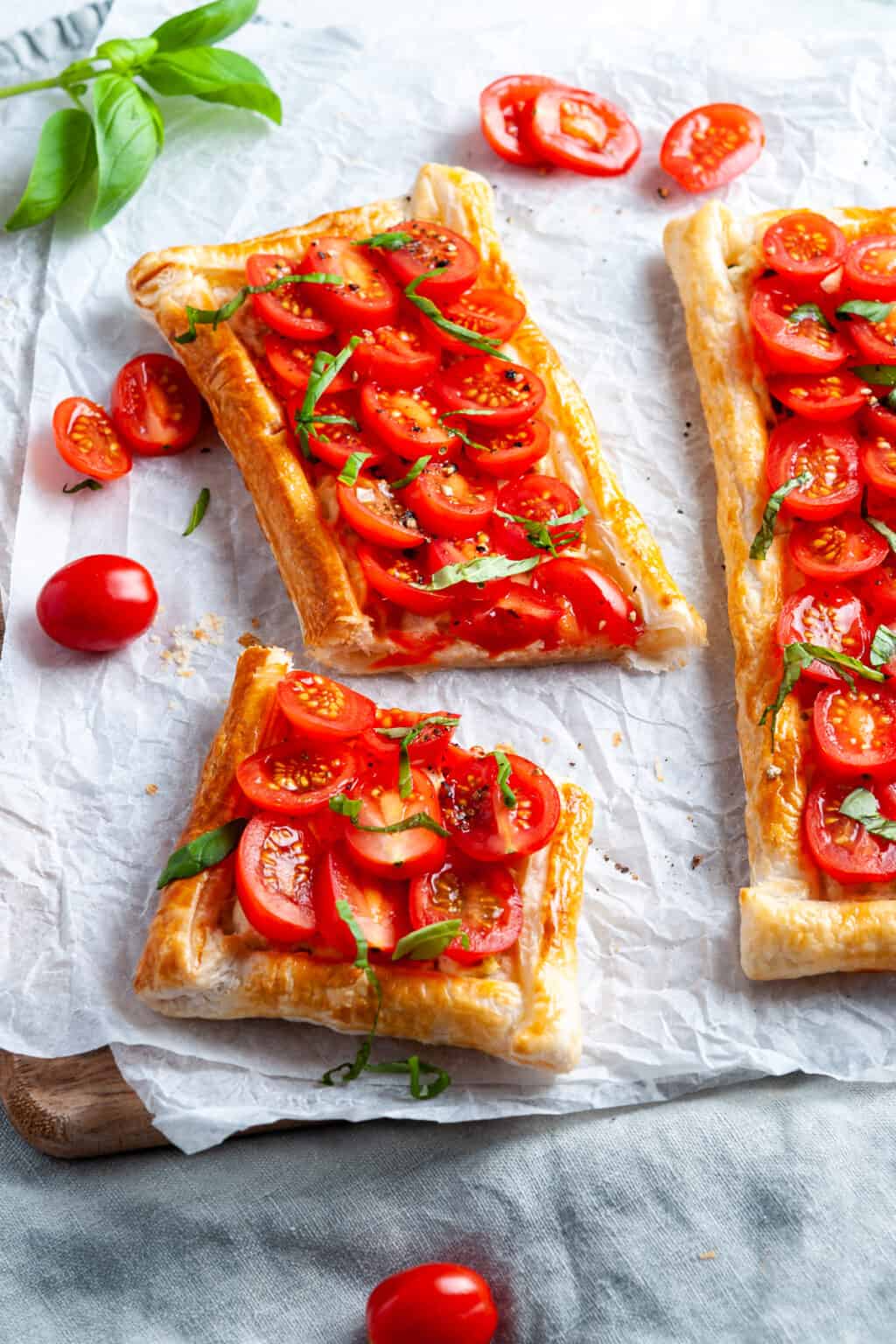 Tomato Puff Pastry Tart - It's Not Complicated Recipes