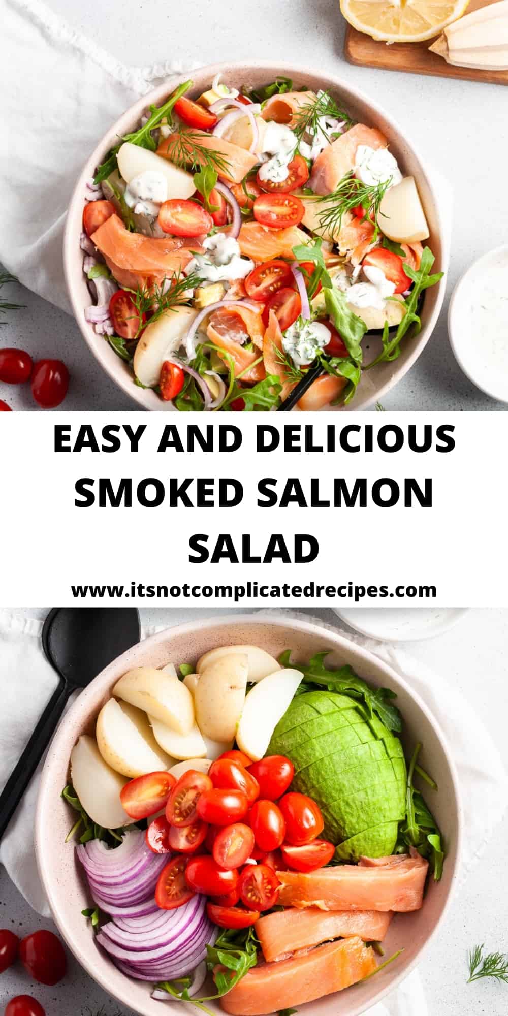 Smoked Salmon and Tomato Salad - It's Not Complicated Recipes