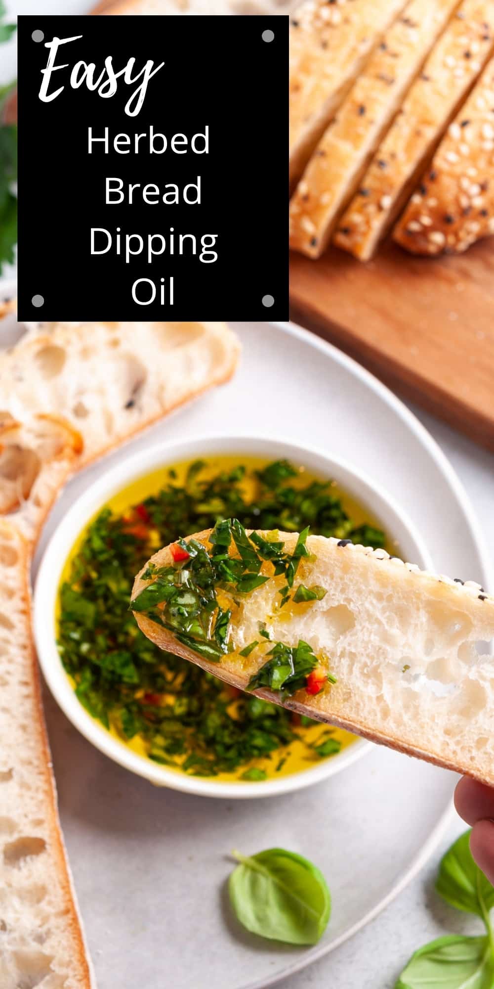 Herbed Bread Dipping Oil - It's Not Complicated Recipes