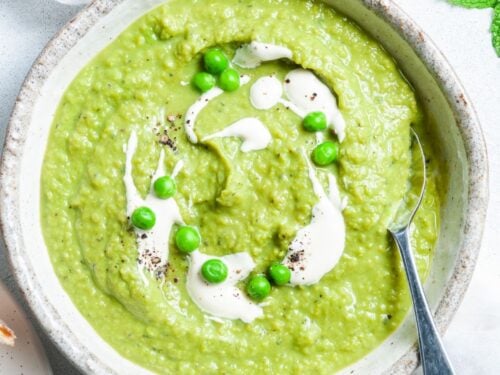 Pea and Mint Soup - It's Not Complicated Recipes
