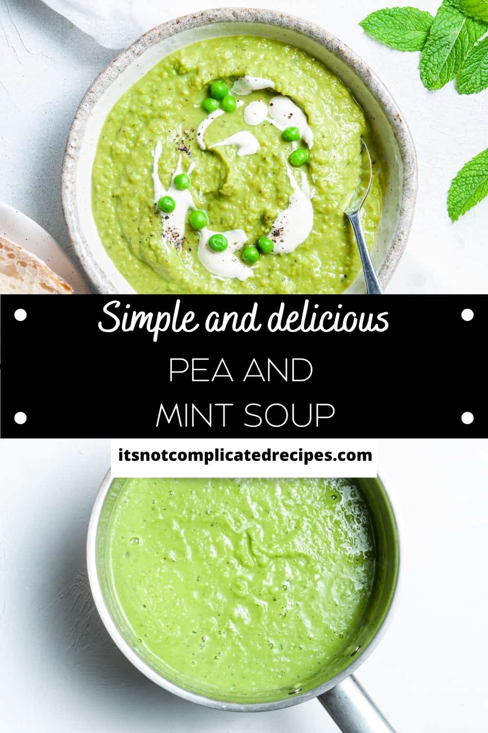 Pea and Mint Soup - It's Not Complicated Recipes