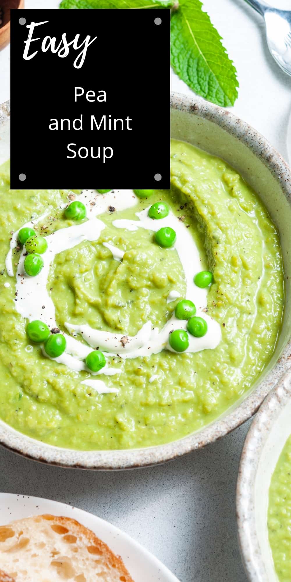 Pea and Mint Soup - It's Not Complicated Recipes